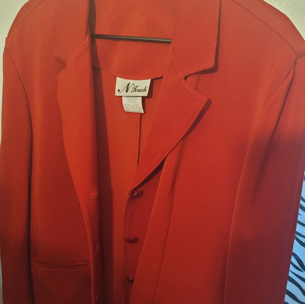 N Touch Red Blazer